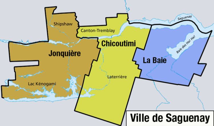 Boroughs of Saguenay, Quebec