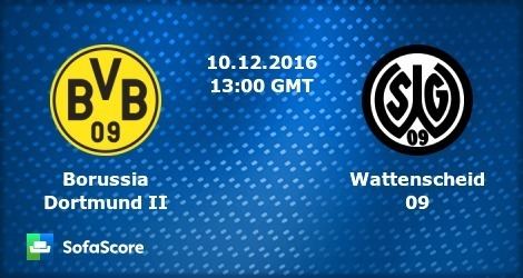 Borussia Dortmund II wwwsofascorecomimageseventdetailswattenschei
