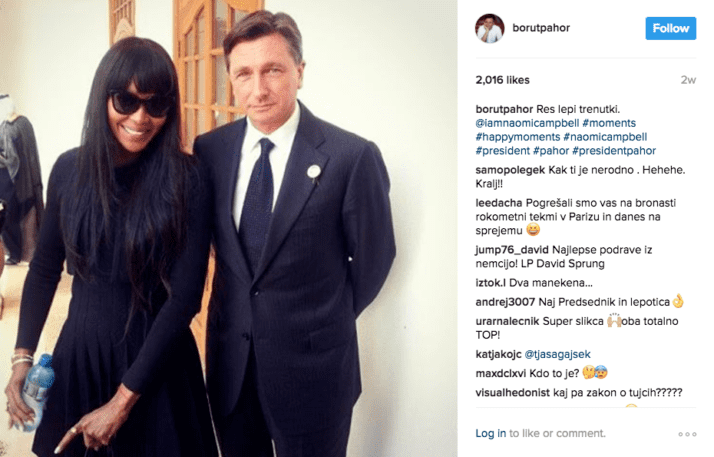 Borut Pahor Europes Instagram president POLITICO