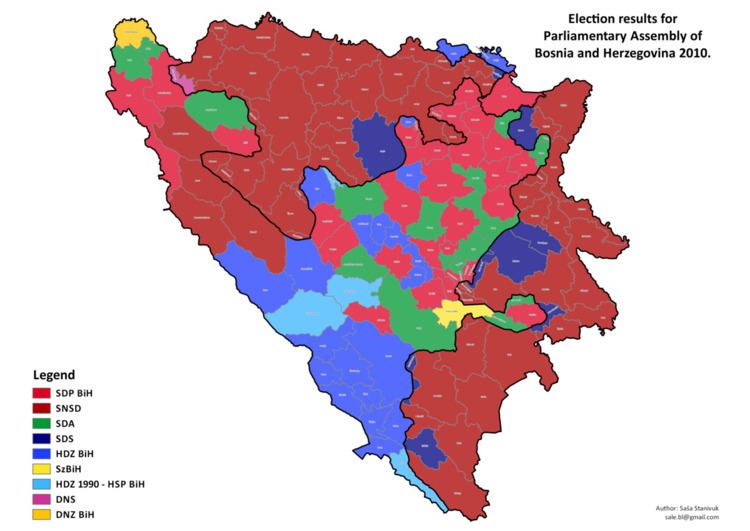 Bosnian general election, 2010