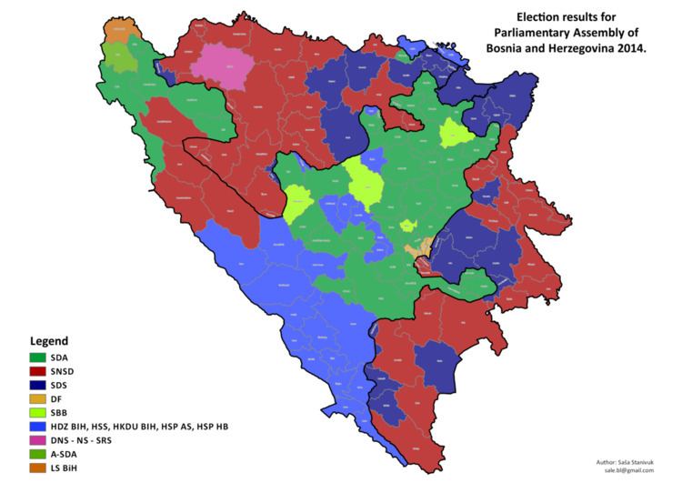 Bosnian general election, 2014