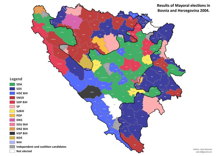 Bosnian municipal elections, 2004