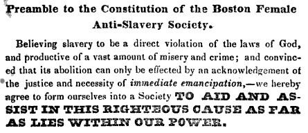 Boston Female Anti-Slavery Society