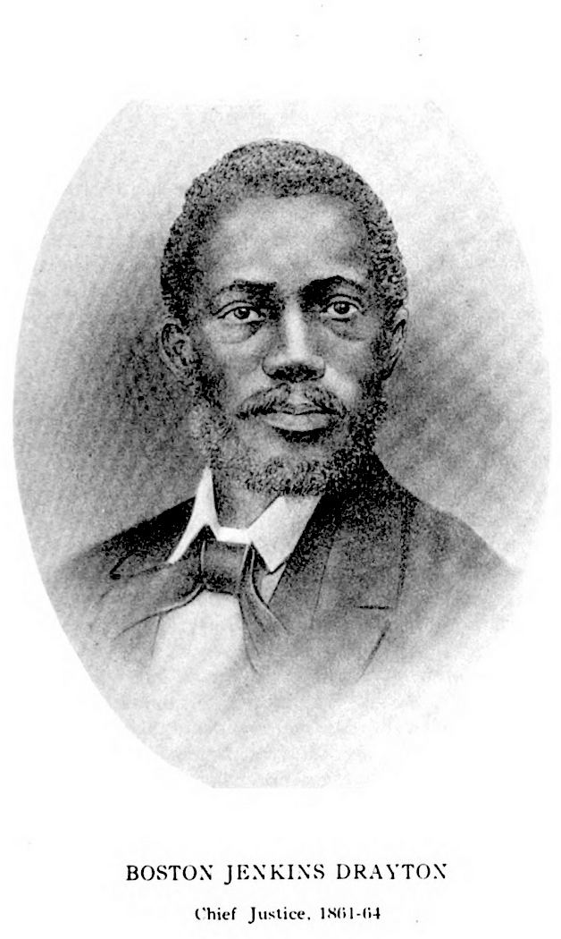 Boston Jenkins Drayton FileBoston Jenkins Drayton Chief Justice of Liberia 186164jpg