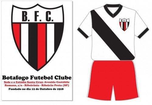 Botafogo Futebol Clube (SP) Foto Rara de 1947 Botafogo Futebol Clube Ribeiro Preto SP