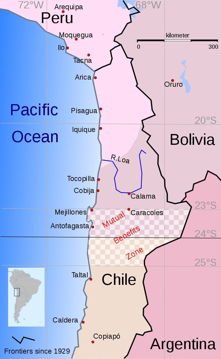 Boundary Treaty of 1874 between Chile and Bolivia