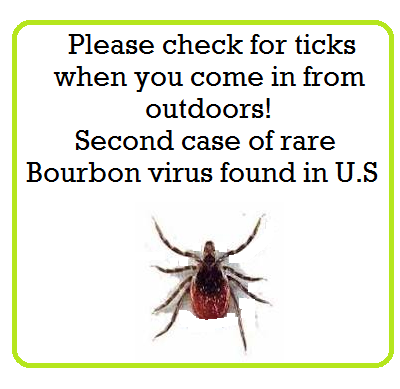 Bourbon virus Second case of rare Bourbon virus found in US What is Lyme Disease