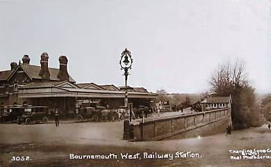 Bournemouth West railway station Bournemouth West Railway Station site of Bournemouth