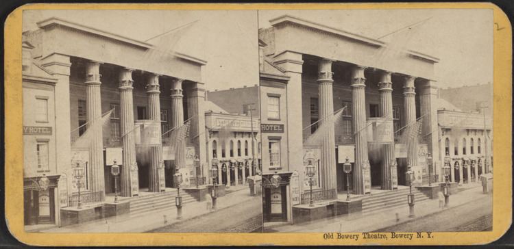 Bowery Theatre FileOld Bowery Theatre Bowery NY from Robert N Dennis