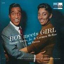 Boy Meets Girl (Sammy Davis Jr. and Carmen McRae album) httpsuploadwikimediaorgwikipediaenthumb1