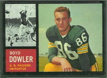 Boyd Dowler Boyd Dowler 1962 Topps 71 Vintage Football Card Gallery