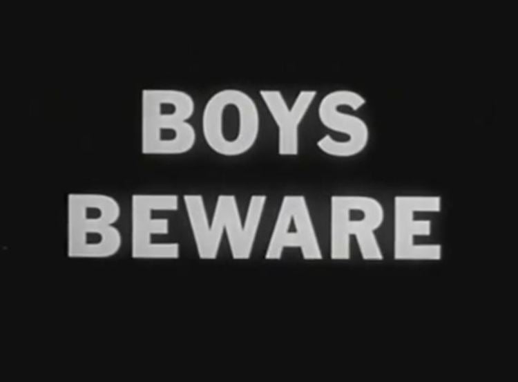 Boys Beware Boys Beware an AntiGay Film from 1961