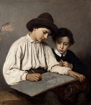 Boys Drawing httpsuploadwikimediaorgwikipediacommonsthu