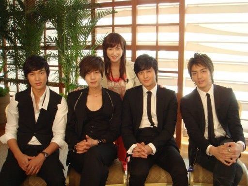 Boys over flower