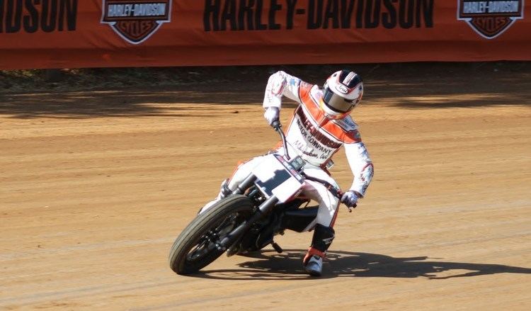 Brad Baker (motorcycle racer) Brad Baker Track Walk of Hagerstown Speedway AMA Pro Flat Track