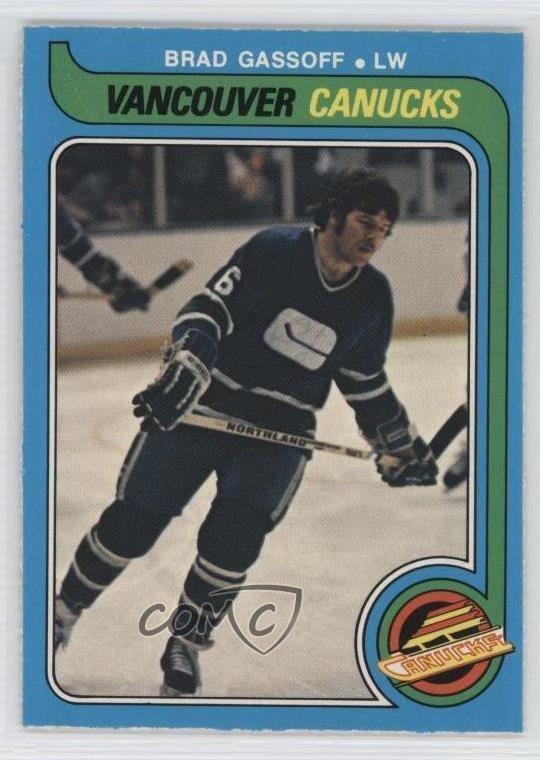 Brad Gassoff 197980 OPeeChee 353 Brad Gassoff Vancouver Canucks Hockey Card