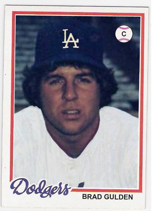 Brad Gulden garvey cey russell lopes the brad gulden 1978 topps card