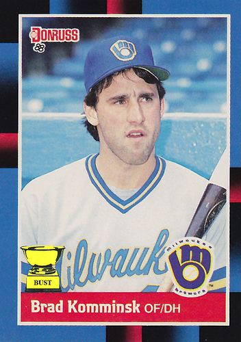 Brad Komminsk Baseball Card Bust Brad Komminsk 1988 Donruss