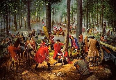 Braddock Expedition Braddock39s Defeat at the Battle of the Monongahela