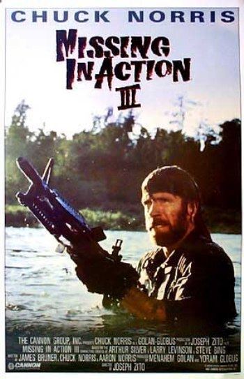 Braddock: Missing in Action III MISSING IN ACTION 3 recalled movie poster CHUCK NORRIS eBay