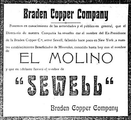 Braden Copper Company httpswwwnevasportcomfotosbuzon88530Sewelljpg