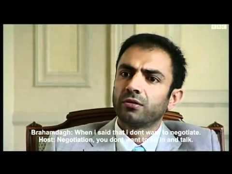 Brahumdagh Bugti Brahamdagh Bugti interview on BBC June 01 2012 English