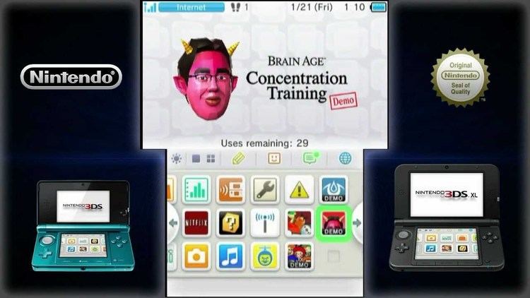 Brain Age: Concentration Training Brain Age Concentration Training Demo Nintendo 3DS First Look YouTube
