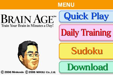 Brain Age: Train Your Brain in Minutes a Day! Brain Age Train Your Brain in Minutes a Day UTrashman ROM