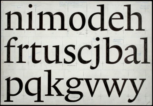 Bram de Does Originalentwrfe der Lexicon Artikel Typografieinfo