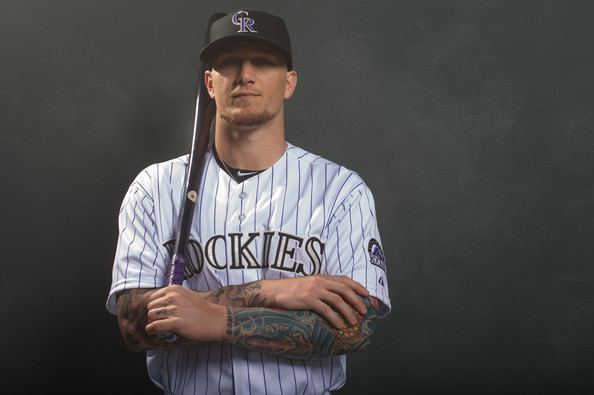 Brandon Barnes Brandon Barnes Pictures Colorado Rockies Photo Day Zimbio