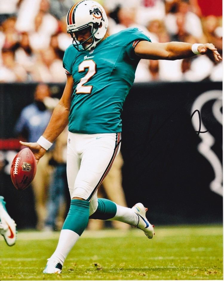 Brandon Fields Brandon Fields Miami Dolphins Autographed Photo 8x10 COA