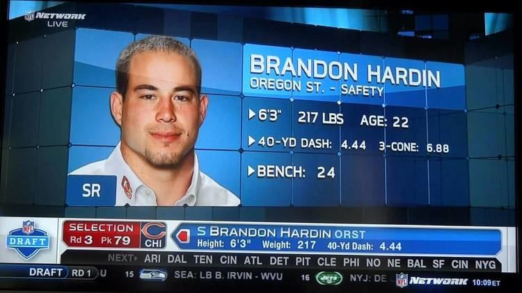 Brandon Hardin Brandon Hardin Selected with the 79th overall pick by the Chicago