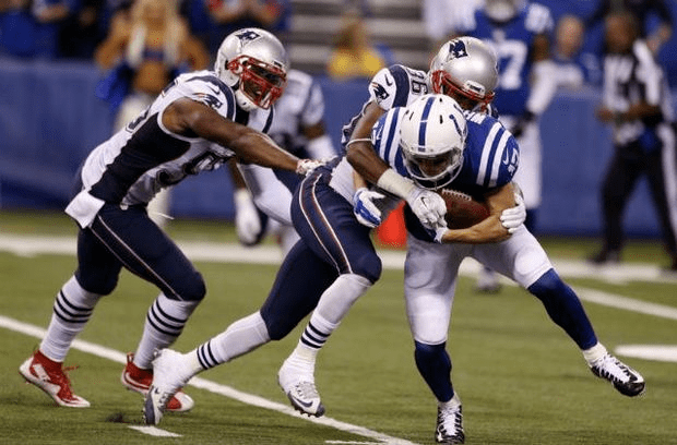 Brandon King (safety) Brandon King covers punts cuts hair for New England