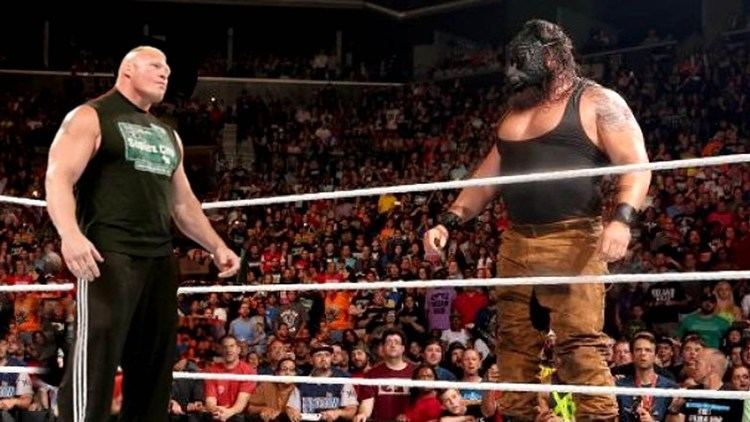 Braun Strowman Brock Lesnar vs Braun Strowman Steel Cage Match