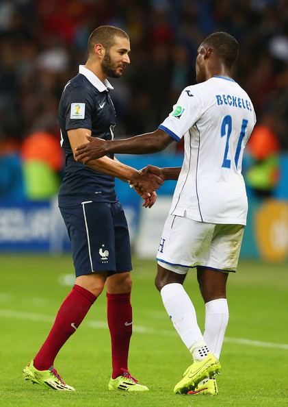 Brayan Beckeles Karim Benzema and Brayan Beckeles Photos France v
