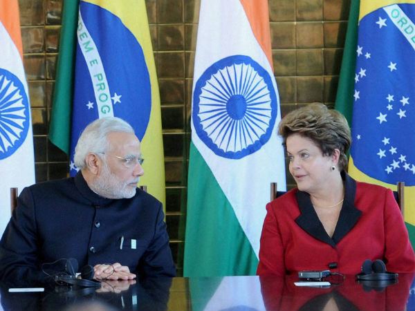 Brazil–India relations wwwoneindiacomimg20140717modirousseffjpg