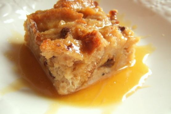 Bread pudding Bread Pudding Recipe With Bourbon Sauce Foodcom