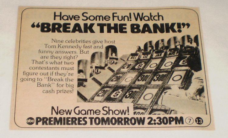 Break the Bank (1976 game show) CTVA US Daytime Game Show quotBreak The Bankquot ABC Daytime