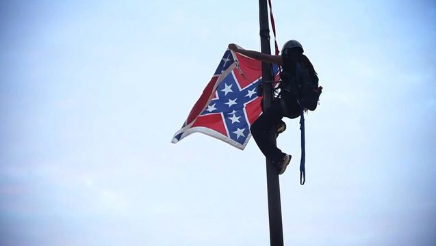 Bree Newsome This Flag Comes Down Todayquot Bree Newsome Scales SC