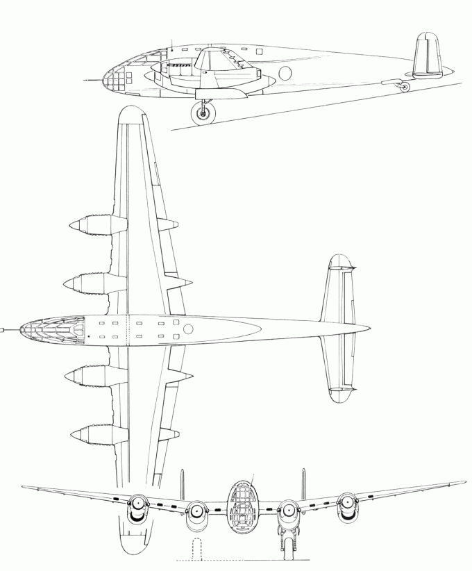 Breguet 482 Breguet Bre 482 B4 1940 heavy bomber prototype Two prototypes