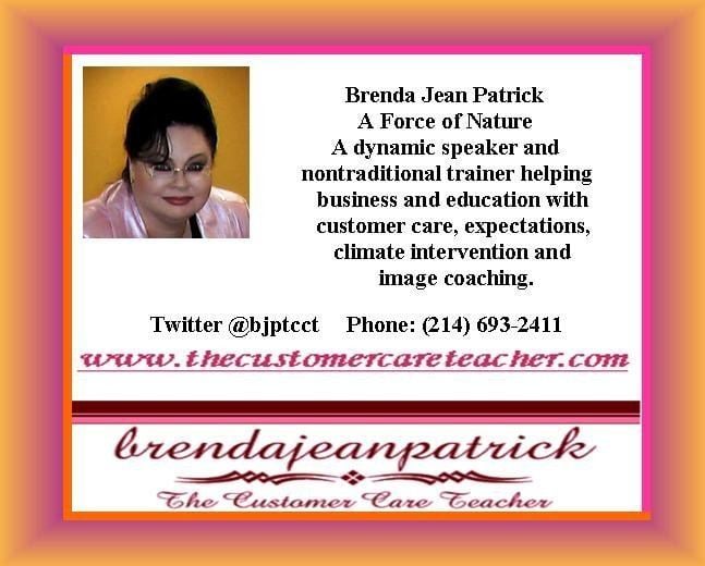 Brenda Jean Patrick Brenda Jean Patrick The Customer Care Teacher TeacherTube