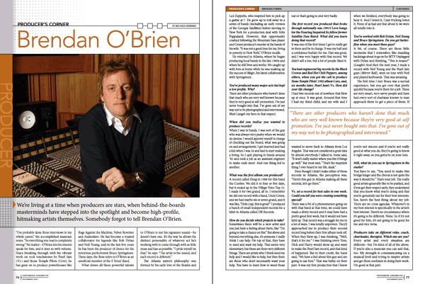 Brendan O'Brien (record producer) An interview with record producer Brendan O39Brien
