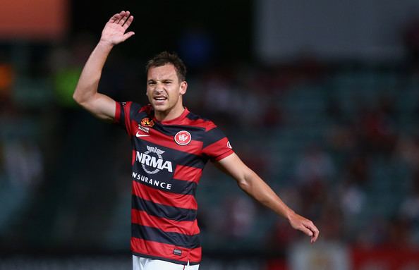 Brendon Santalab FOOTBALL Brendon Santalab the Wanderers lead ALeague 2SM Super