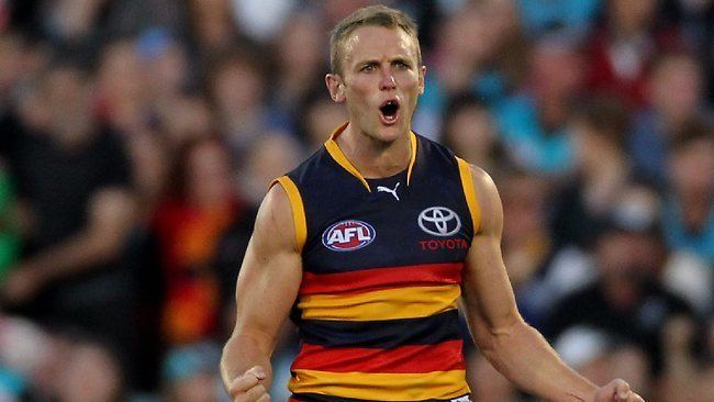 Brent Reilly Adelaide Crows defender Brent Reilly one of three to re