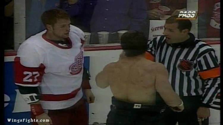 Brent Severyn Tomas Holmstrom Vs Mike Keane Aaron Ward Vs Brent Severyn