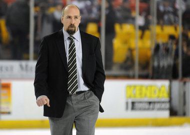 Brent Thompson ECHL Playoffs Alaska Aces coach Brent Thompson hopes to