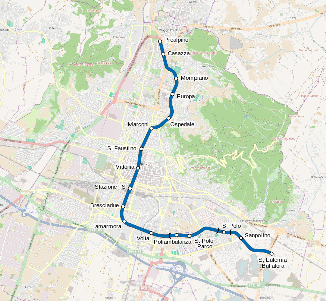 Brescia Metro Brescia Metro Map Lines Route Hours Tickets