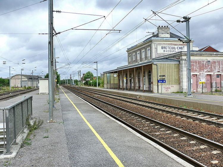 Breteuil-Embranchement station wwwhorairestvgaresGaredeBreteuilEmbrancheme