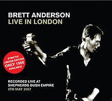 Brett Anderson Live in London httpsuploadwikimediaorgwikipediaenthumb1