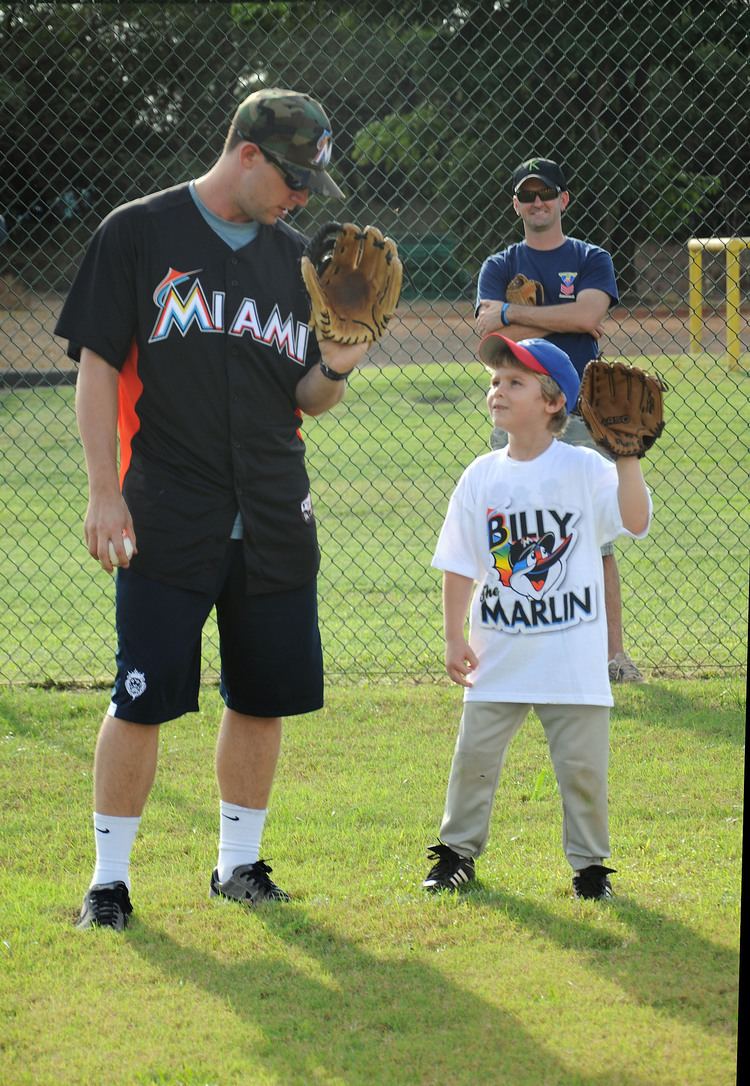 Brett Hayes FileUS Navy 111213NYU572103 Miami Marlins catcher